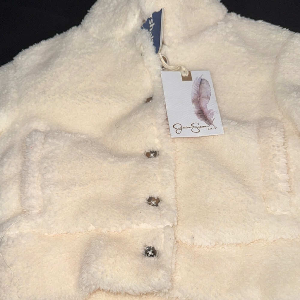 NWT Jessica Simpson 3 Piece outfit - Fleece Jacket, Jeggings and shirt sz 2T - Picture 3 of 6